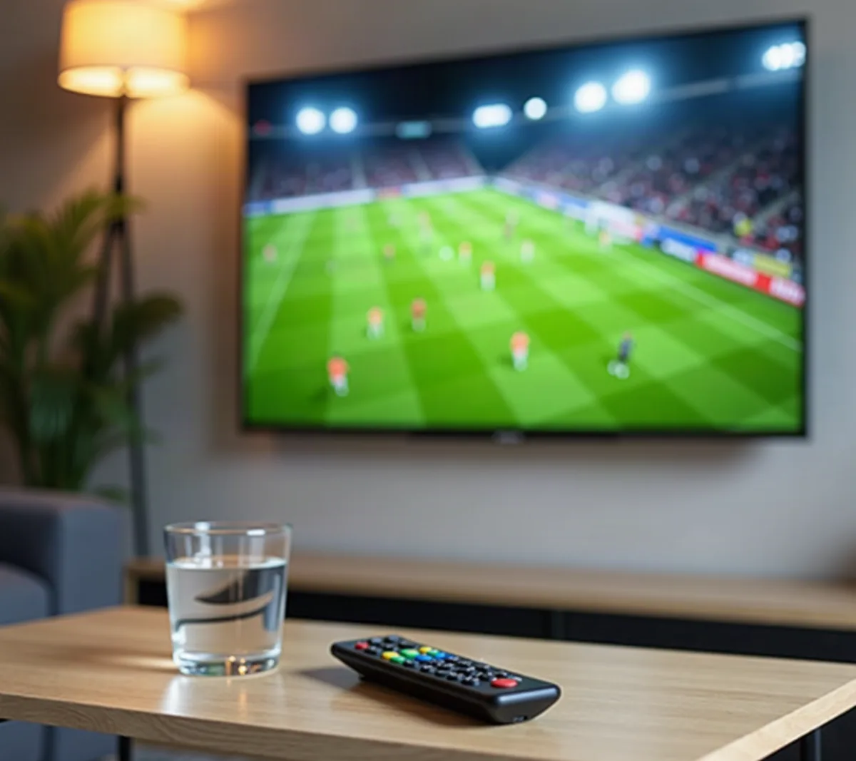 IPTV 6 months: watching live football on the TV in the living room